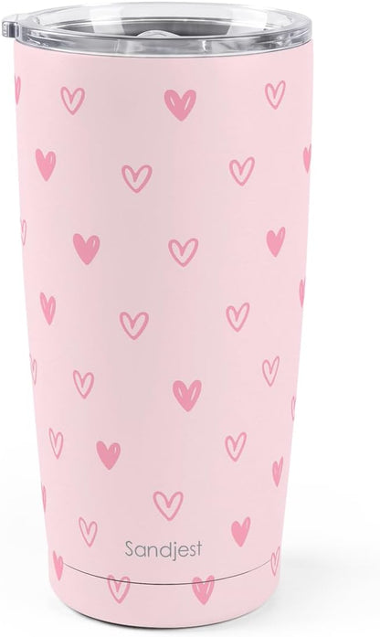 Pickleball Tumbler 20oz, Stainless Steel Travel Cup with Lid, Insulated Coffee Mug, Pickleballs Gifts for Women Girls Friends Sisters Players on Birthday Christmas