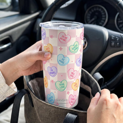 Pickleball Tumbler 20oz, Stainless Steel Travel Cup with Lid, Insulated Coffee Mug, Pickleballs Gifts for Women Girls Friends Sisters Players on Birthday Christmas