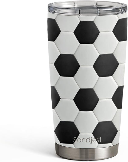 Pickleball Tumbler 20oz, Stainless Steel Travel Cup with Lid, Insulated Coffee Mug, Pickleballs Gifts for Women Girls Friends Sisters Players on Birthday Christmas