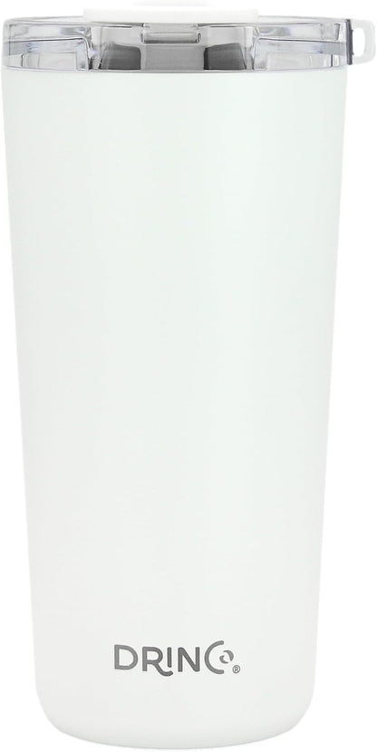 20 oz Stainless Steel Tumbler | Double Walled Vacuum Insulated Mug With Lid, 2 Straws, For Hot & Cold Drinks (20oz Island Pink, 20oz)