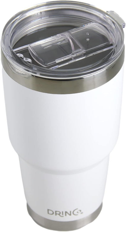 20 oz Stainless Steel Tumbler | Double Walled Vacuum Insulated Mug With Lid, 2 Straws, For Hot & Cold Drinks (20oz Island Pink, 20oz)