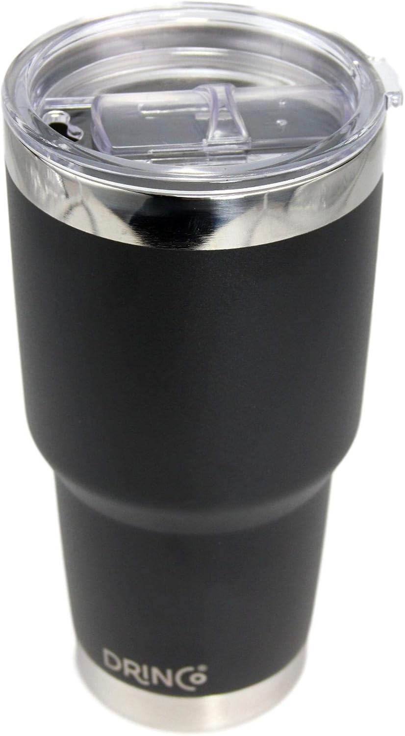 20 oz Stainless Steel Tumbler | Double Walled Vacuum Insulated Mug With Lid, 2 Straws, For Hot & Cold Drinks (20oz Island Pink, 20oz)