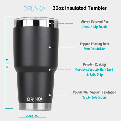 20 oz Stainless Steel Tumbler | Double Walled Vacuum Insulated Mug With Lid, 2 Straws, For Hot & Cold Drinks (20oz Island Pink, 20oz)