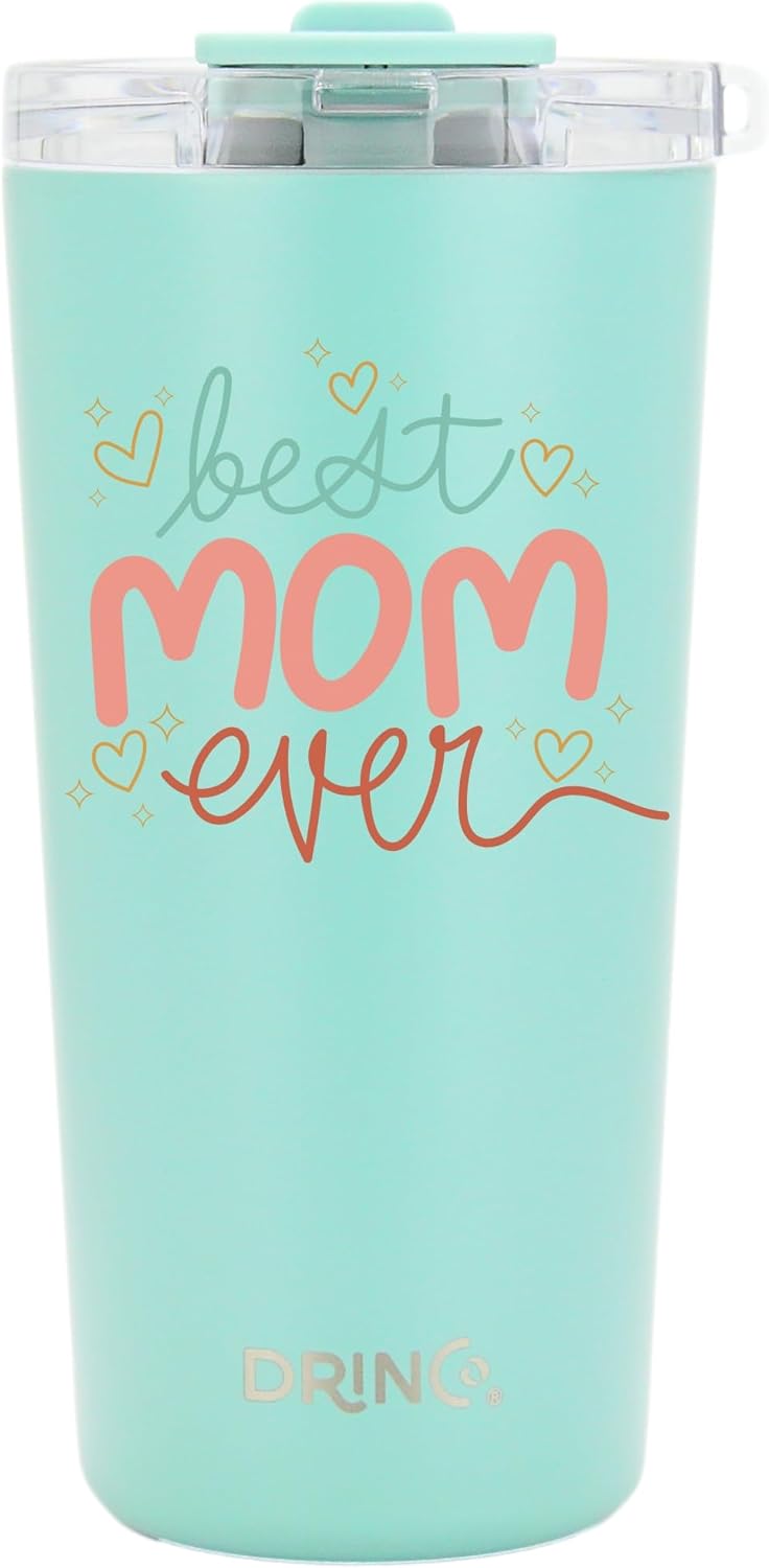 20 oz Stainless Steel Tumbler | Double Walled Vacuum Insulated Mug With Lid, 2 Straws, For Hot & Cold Drinks (20oz Island Pink, 20oz)