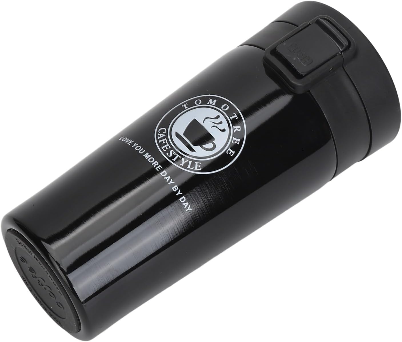 Insulated Coffee Cup Stainless Steel Travel Mug with Flip Lid Leakproof for Hot Drinks Car Cup Holder (380ml)