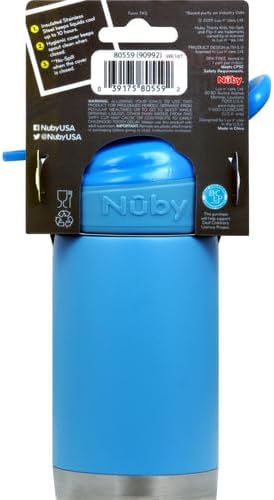 Nuby Thirsty Kids No Spill Flip-It Reflex Travel Cup - 10.1 oz