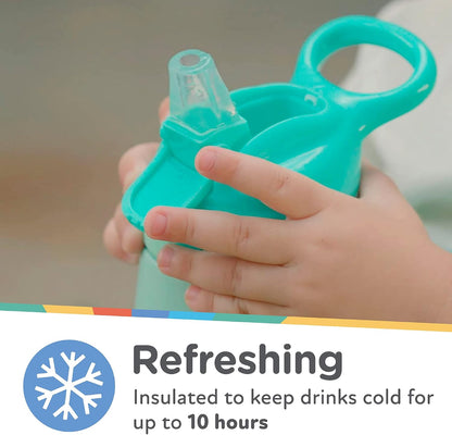 Nuby Thirsty Kids No Spill Flip-It Reflex Travel Cup - 10.1 oz
