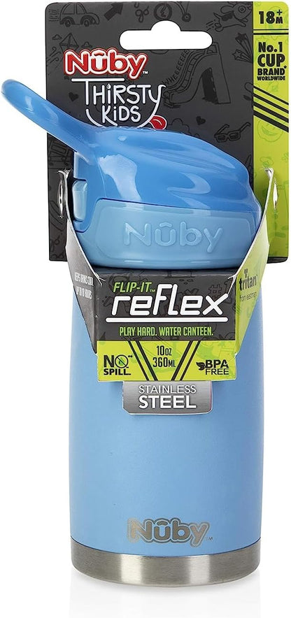 Nuby Thirsty Kids No Spill Flip-It Reflex Travel Cup - 10.1 oz