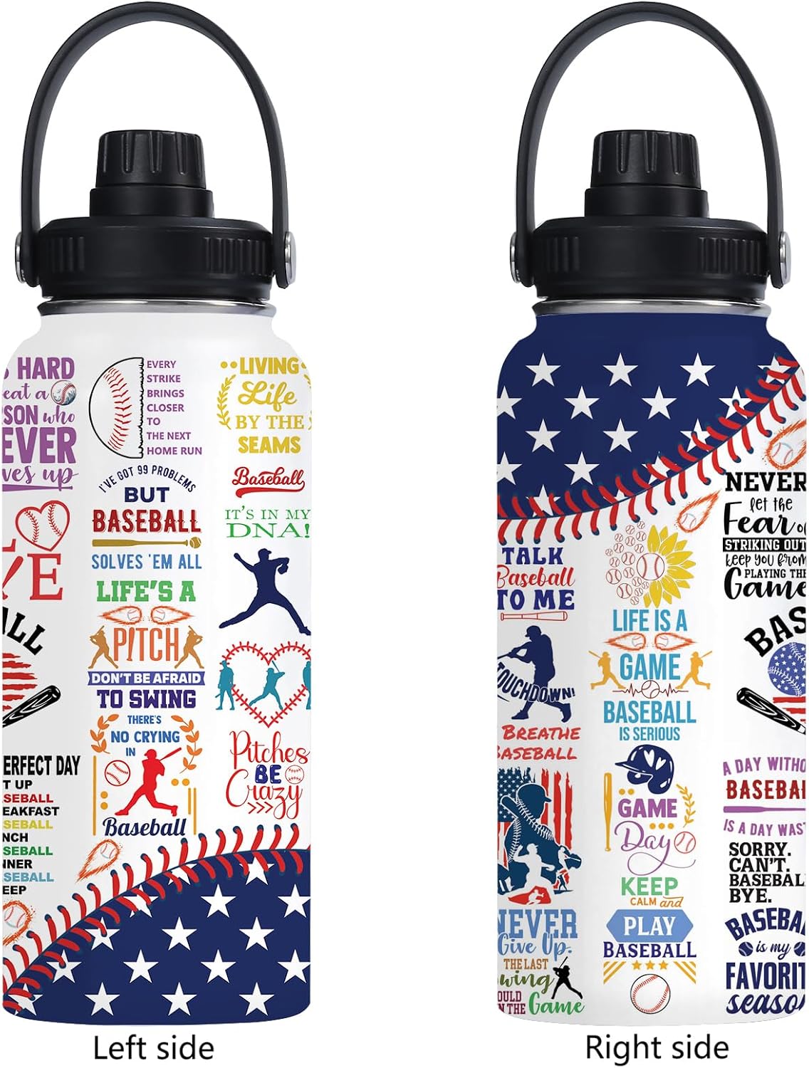 Pickleball Water Bottle 32oz Stainless Steel Insulated Vaccum with Lid, Pickleball Gifts for Pickleball Players, Pickleball Lovers, Women Girls Ladies