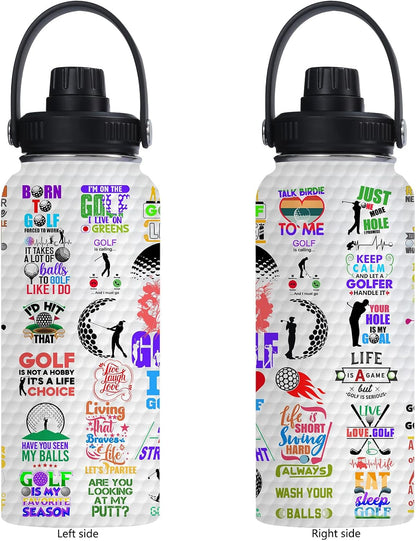 Pickleball Water Bottle 32oz Stainless Steel Insulated Vaccum with Lid, Pickleball Gifts for Pickleball Players, Pickleball Lovers, Women Girls Ladies