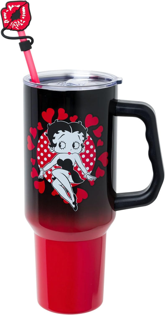 Betty Boop Core Cute Pose, Stainless Steel Tumbler, 40oz - Colors B