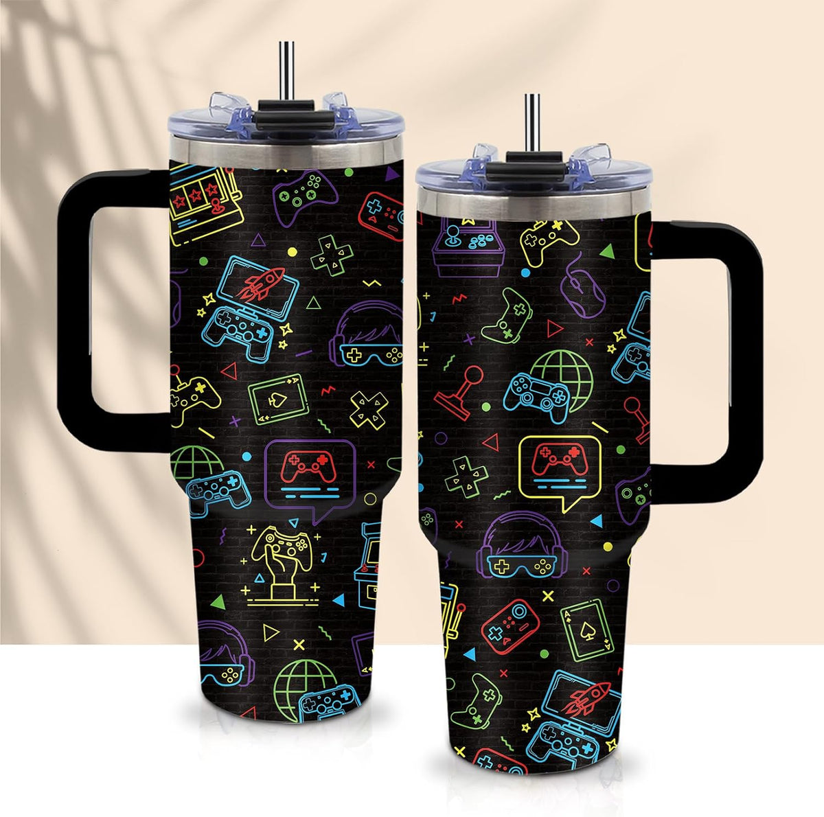 40oz Chaos Coordinator Tumbler with Handle, Funny Gifts for Women Coworker - Insulated Boss Travel Mug, Coffee Tumbler for Office Manager/Administrative Assistant/Secretary Appreciation Christmas Gift