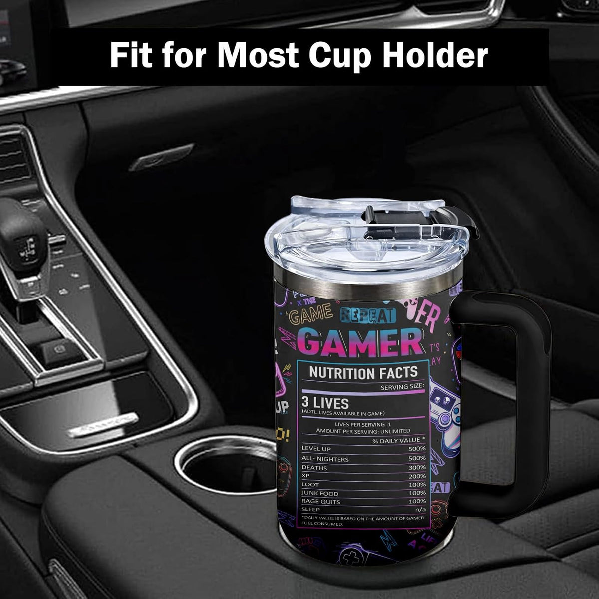 40oz Chaos Coordinator Tumbler with Handle, Funny Gifts for Women Coworker - Insulated Boss Travel Mug, Coffee Tumbler for Office Manager/Administrative Assistant/Secretary Appreciation Christmas Gift