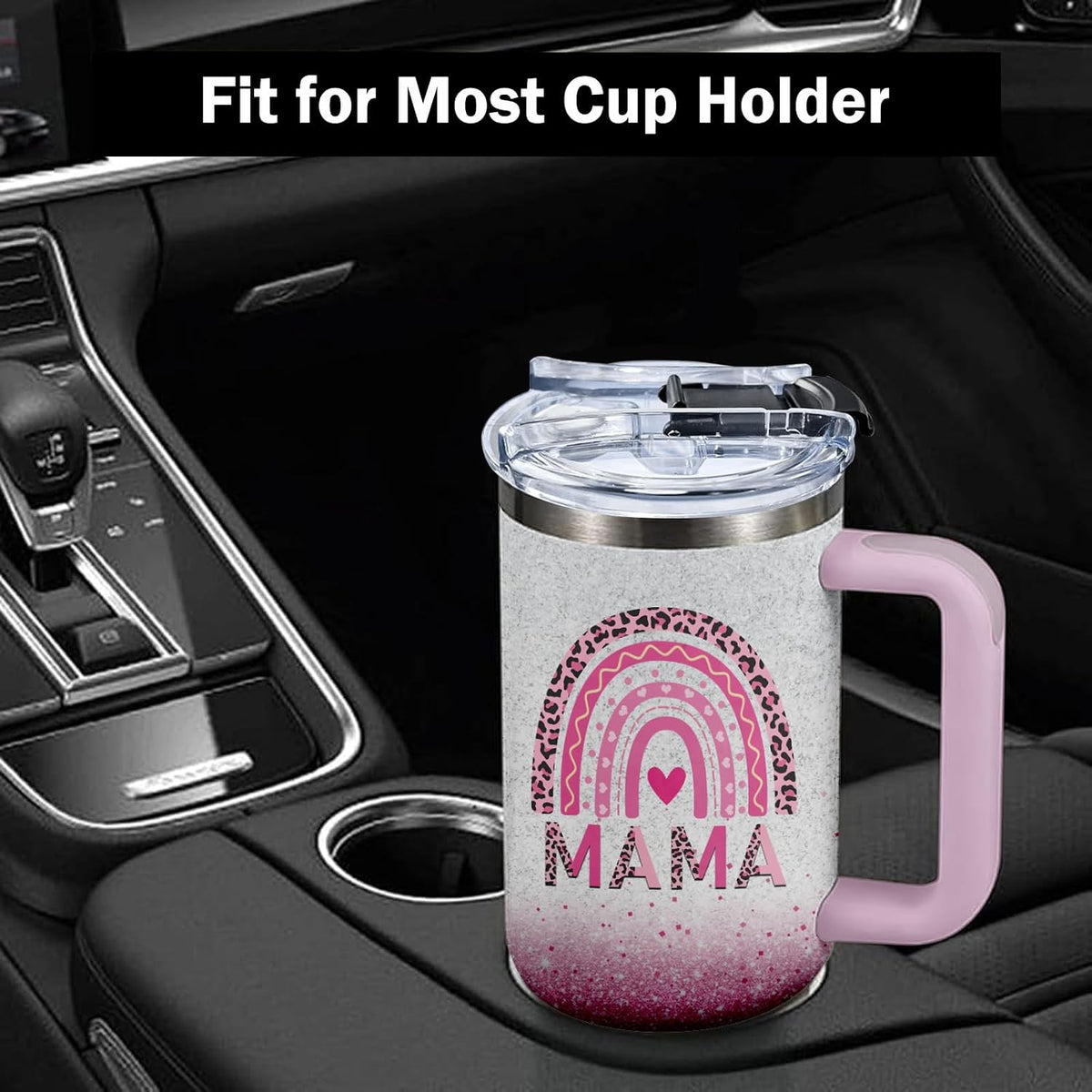 40oz Chaos Coordinator Tumbler with Handle, Funny Gifts for Women Coworker - Insulated Boss Travel Mug, Coffee Tumbler for Office Manager/Administrative Assistant/Secretary Appreciation Christmas Gift