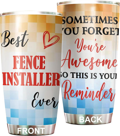 Best Caterer Ever Tumbler Stainless Steel 20oz, Office Gifts Women Men Work Friends Coworker, Driking Coffee Cup For Birthday Christmas - Colors D