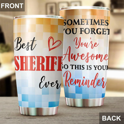 Best Caterer Ever Tumbler Stainless Steel 20oz, Office Gifts Women Men Work Friends Coworker, Driking Coffee Cup For Birthday Christmas - Colors D