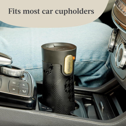 x Ally Love Stainless Steel Vacuum-Insulated Travel Mug with Autoseal and Easy Clean Lid, Spill-proof, Keeps Drinks cold 24 hrs & hot for 11 hrs, BPA Free, 16oz., West Loop 3.0, Licorice