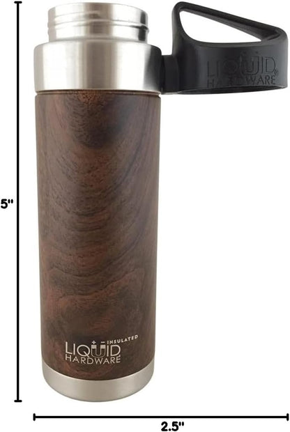 Sidewinder: Never Lose Your Lid | Patented Magnetic Quick Stick Lid | Stainless Steel Vacuum Insulated | Leak Proof (Sunset Orange, 20 oz w/Loop Top)