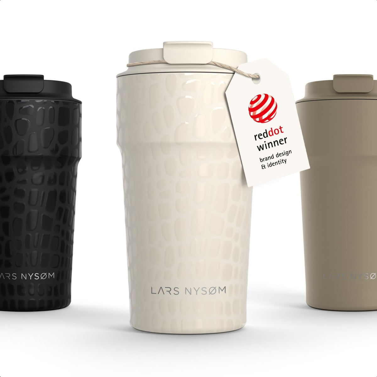 LARS NYSØM Thermo Coffee Mug 17oz - Leak Proof Coffee Travel Mug - Thermo