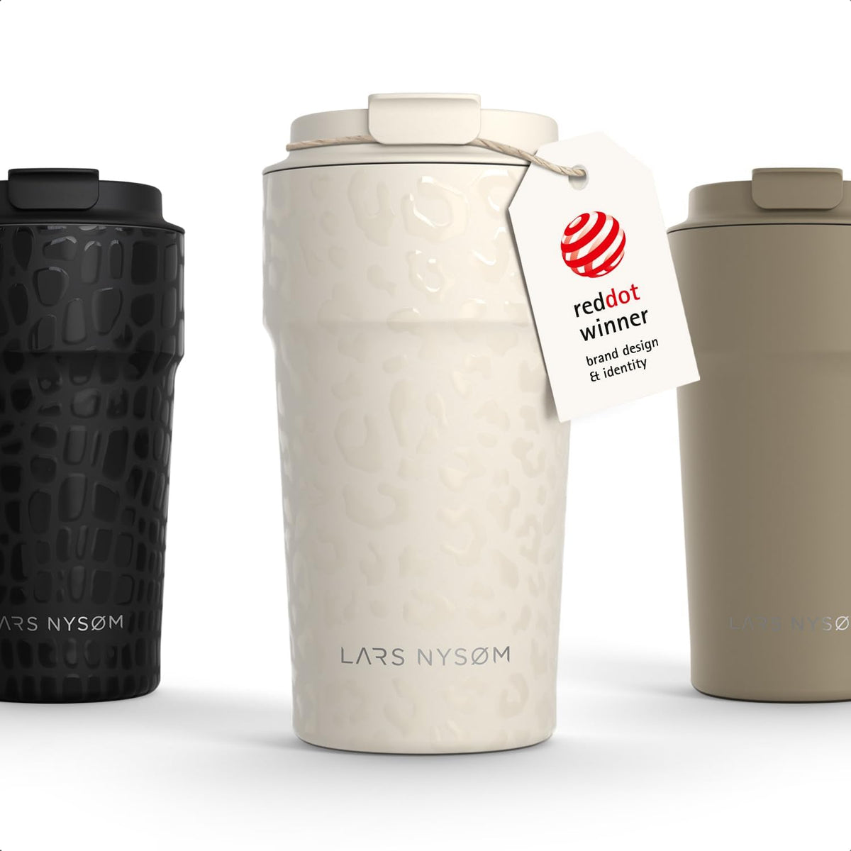 LARS NYSØM Thermo Coffee Mug 17oz - Leak Proof Coffee Travel Mug - Thermo