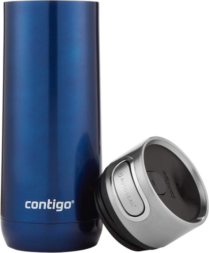 Luxe Vacuum-Insulated Stainless Steel Thermal Travel Mug 16 Ounces Monaco