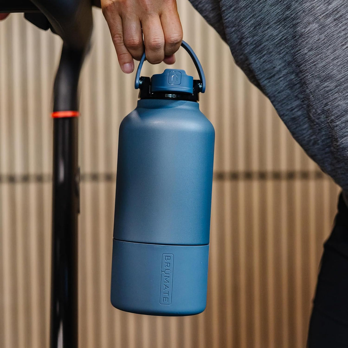 Rise 35oz Water Bottle With 100% Leakproof Covered Silicone Straw | Insulated Stainless Steel Water Bottle With Removable Straw | Fast Flow | Soft Sip Silicone Spout | BPA-Free (Rose Taupe)