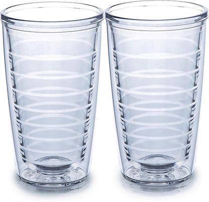 Insulated Tumblers Plastic 16oz - Keeps Drinks Cold & Hot