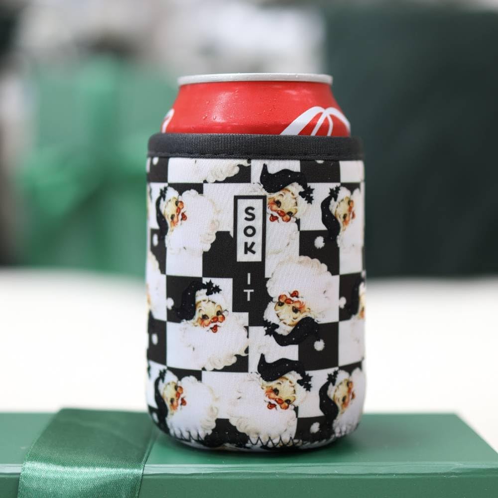 CanSok Sleeve for Beer & Soda Insulated Neoprene Cover (Ocean Oasis, 12oz Can Sleeve) - Colors F