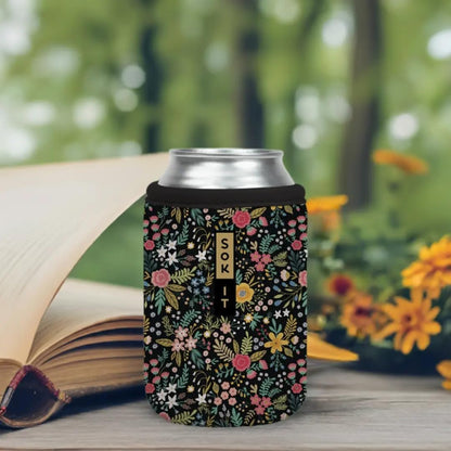 CanSok Sleeve for Beer & Soda Insulated Neoprene Cover (Ocean Oasis, 12oz Can Sleeve) - Colors F