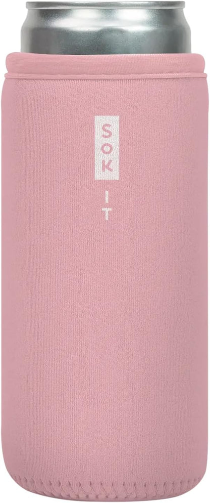 CanSok Sleeve for Beer & Soda Insulated Neoprene Cover (Ocean Oasis, 12oz Can Sleeve) - Colors F