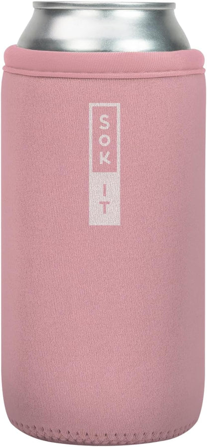 CanSok Sleeve for Beer & Soda Insulated Neoprene Cover (Ocean Oasis, 12oz Can Sleeve) - Colors F