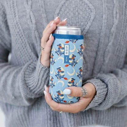 CanSok Sleeve for Beer & Soda Insulated Neoprene Cover (Ocean Oasis, 12oz Can Sleeve) - Colors F