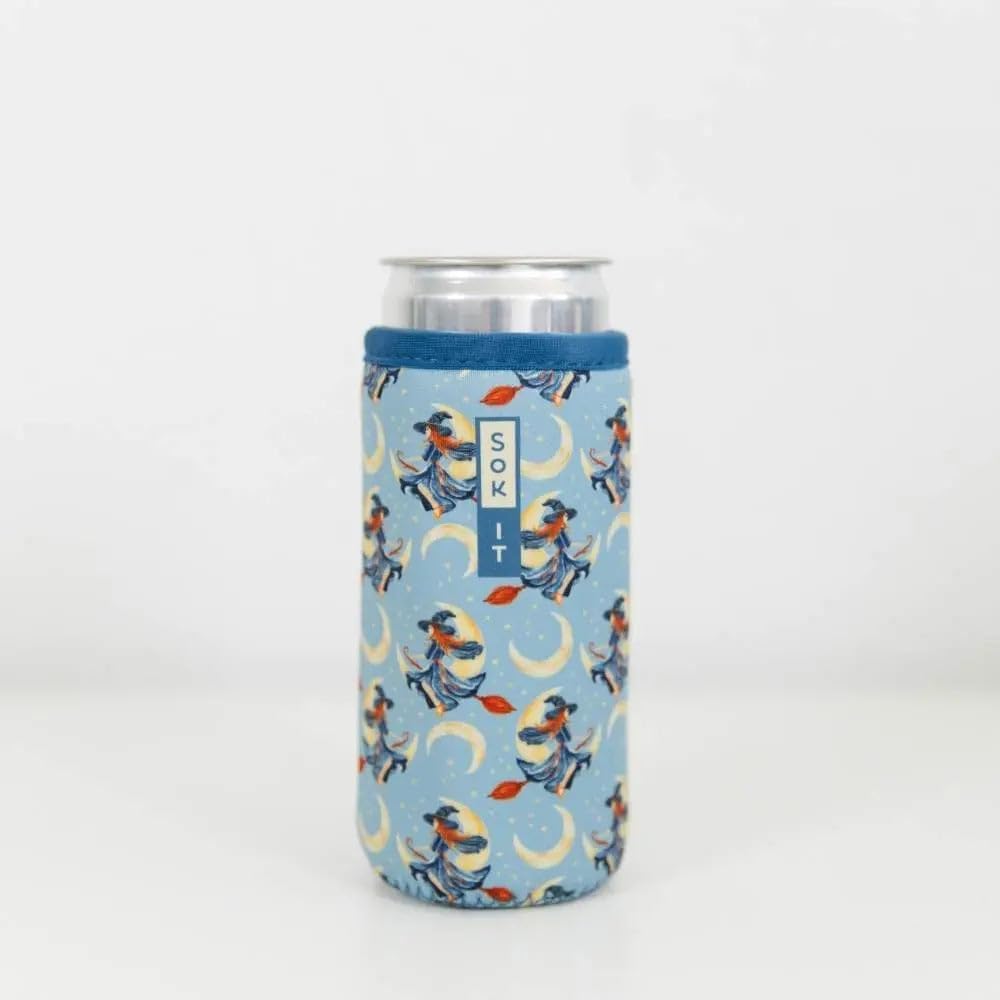 CanSok Sleeve for Beer & Soda Insulated Neoprene Cover (Ocean Oasis, 12oz Can Sleeve) - Colors F
