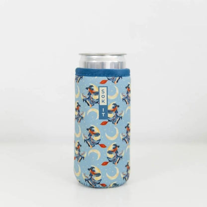 CanSok Sleeve for Beer & Soda Insulated Neoprene Cover (Ocean Oasis, 12oz Can Sleeve) - Colors F
