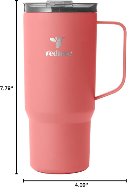 Hot1 18 oz Insulated Stainless Steel Mug - Temperature Adjusting Lid