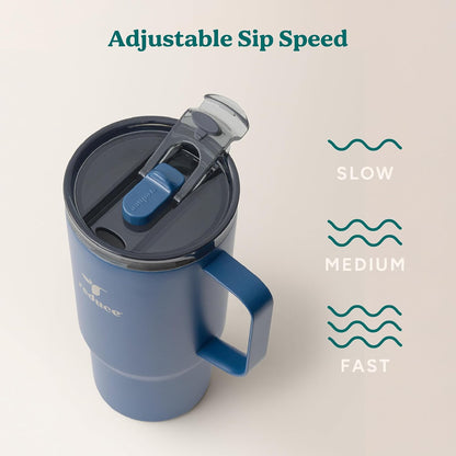 Hot1 18 oz Insulated Stainless Steel Mug - Temperature Adjusting Lid