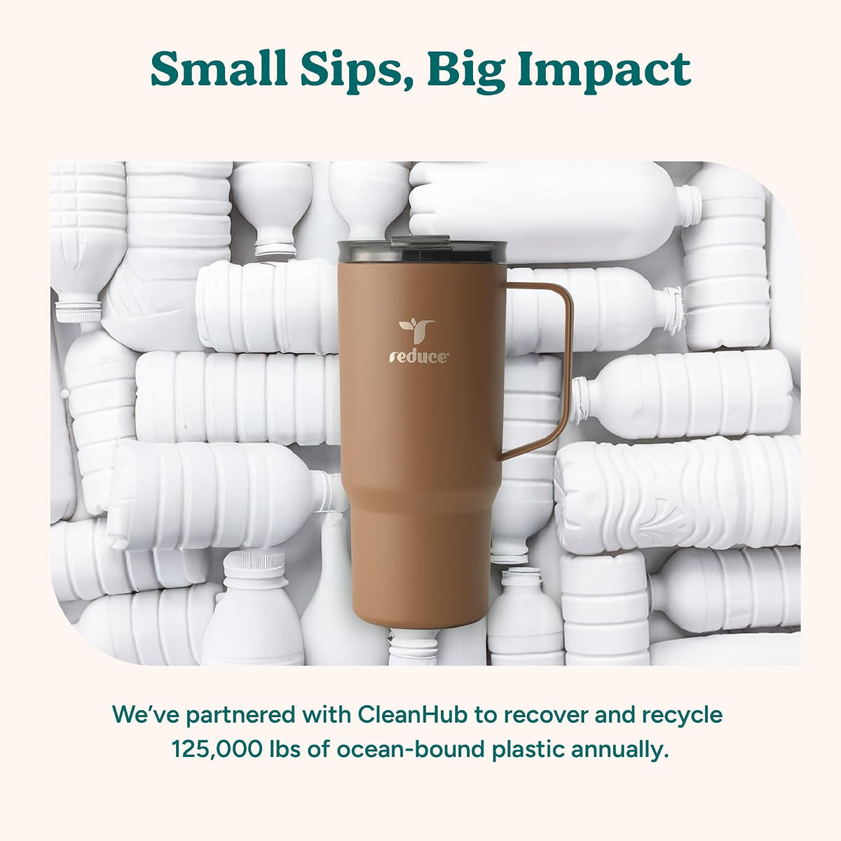 Hot1 18 oz Insulated Stainless Steel Mug - Temperature Adjusting Lid