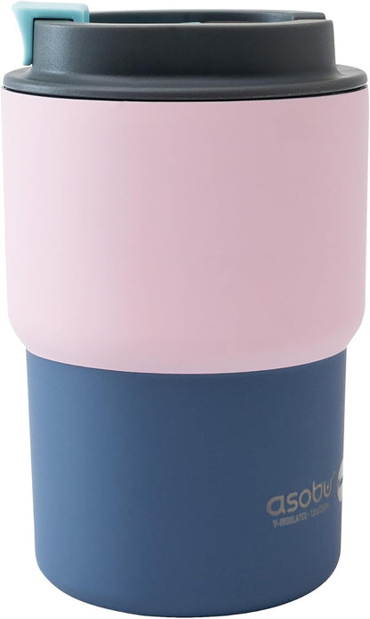 Ultimate Ceramic Travel Mug, 12oz Insulated Stainless Steel Coffee Cup with Handle & Splash-Resistant Lid, Ceramic Lined for Pure Taste, BPA-Free, Double-Wall Vacuum for Hot Drinks