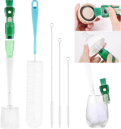 Bottle Brush Cleaning Set, 5-in-1 Cup Cleaner Brush