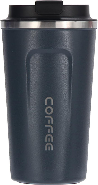 Coffee Travel Mug, 17 oz Insulated Coffee Mug with Spill Leakproof Lid,Stainless Steel Reusable Vacuum Double Wall Insulated Coffee Cup for Keep Hot/Ice Drinks,Tea,Beer,Water