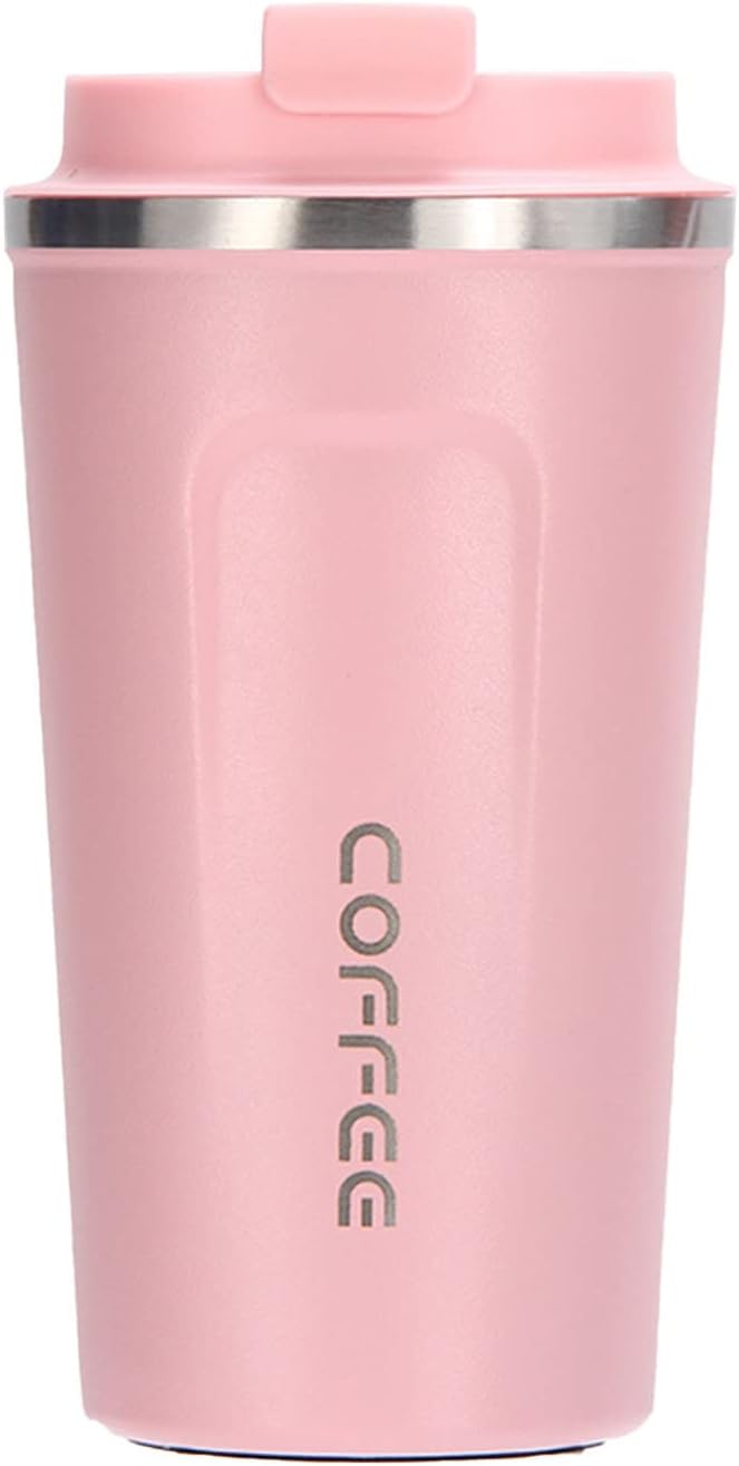 Coffee Travel Mug, 17 oz Insulated Coffee Mug with Spill Leakproof Lid,Stainless Steel Reusable Vacuum Double Wall Insulated Coffee Cup for Keep Hot/Ice Drinks,Tea,Beer,Water