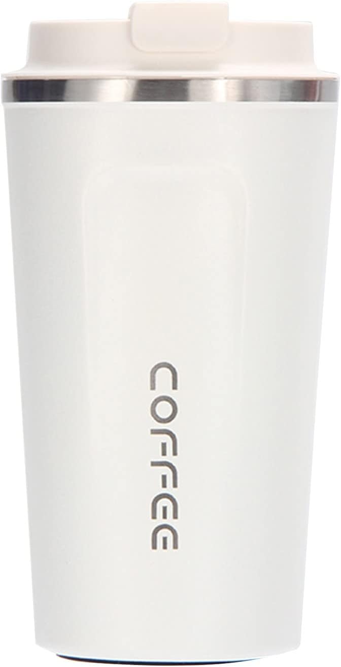 Coffee Travel Mug, 17 oz Insulated Coffee Mug with Spill Leakproof Lid,Stainless Steel Reusable Vacuum Double Wall Insulated Coffee Cup for Keep Hot/Ice Drinks,Tea,Beer,Water