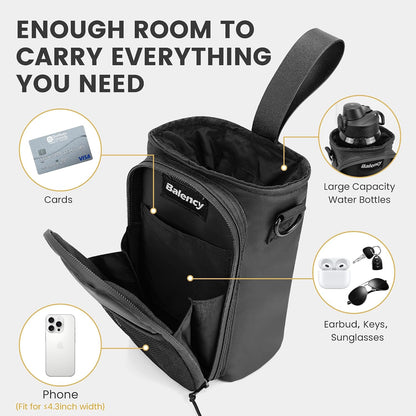 Magnetic Gym Bag for Men, Magnetic Gym Water Bottle Bag