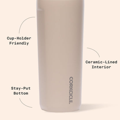 Commuter Cup - Insulated Stainless Steel Travel Mug - Holiday Mug Gift - 17 oz - Desert