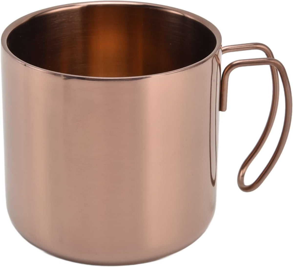 Coffee Mug Stainless Steel Travel Mug 400ml with Handle Portable Coffee Cup for Home Office Restaurant Camping, 304 Stainless Steel Water Cup, Easy Carry, Simple Style (400ml)