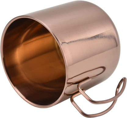 Coffee Mug Stainless Steel Travel Mug 400ml with Handle Portable Coffee Cup for Home Office Restaurant Camping, 304 Stainless Steel Water Cup, Easy Carry, Simple Style (400ml)