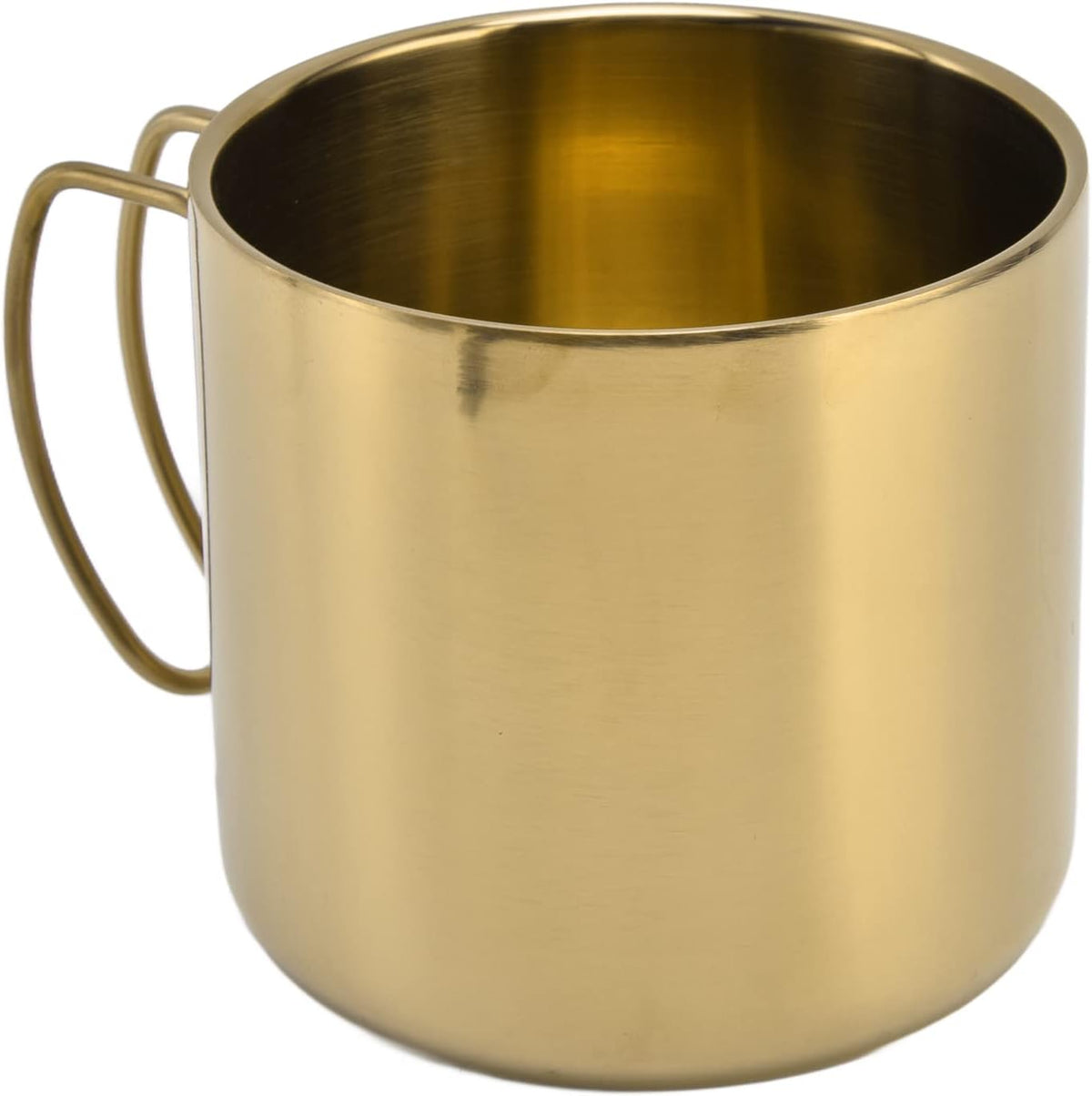 Coffee Mug Stainless Steel Travel Mug 400ml with Handle Portable Coffee Cup for Home Office Restaurant Camping, 304 Stainless Steel Water Cup, Easy Carry, Simple Style (400ml)