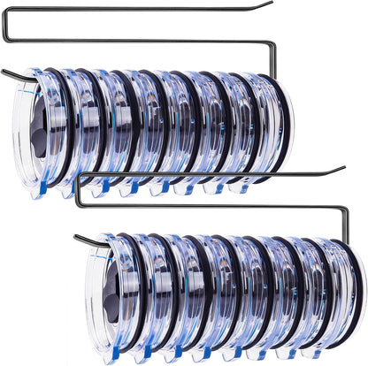 Tumbler Lid Organizer, No Adhesive or Drilling, Kitchen Space Saver