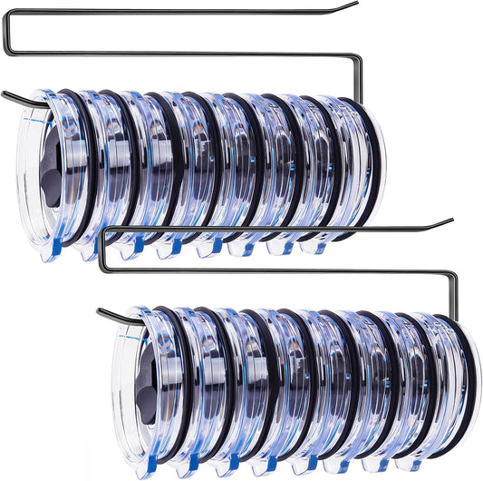 Tumbler Lid Organizer, No Adhesive or Drilling, Kitchen Space Saver