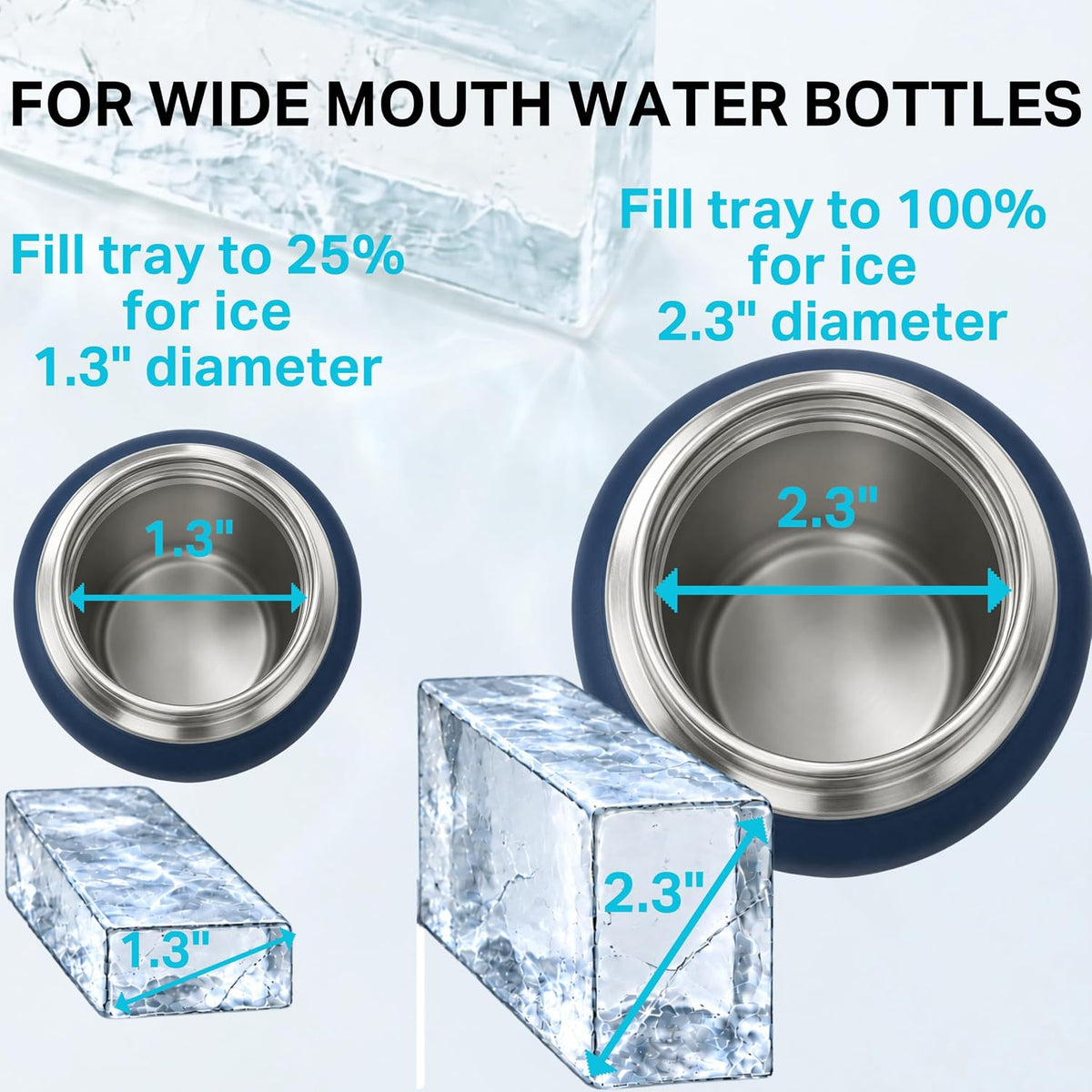 Water Bottle Ice Mold